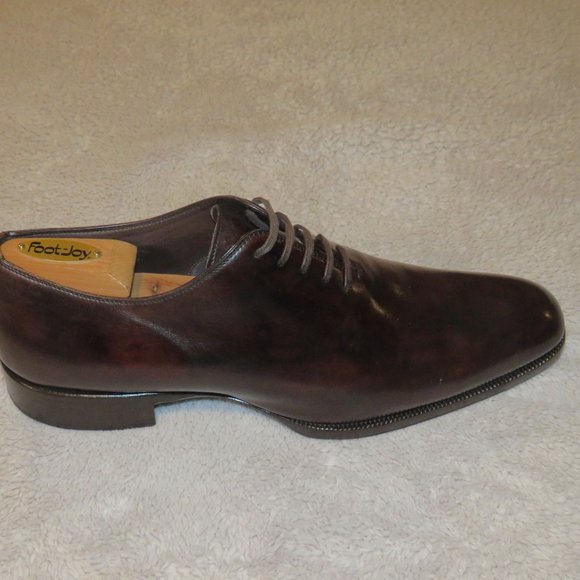 Tom Ford Brown Antiqued Whole Cut One Piece Oxfords 11TT main image 6